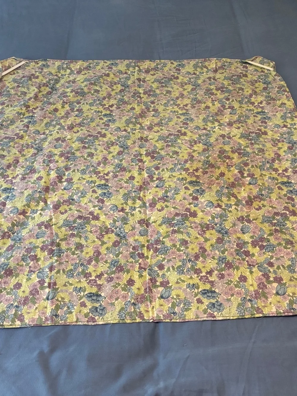 Vintage Quilted card table cover 36